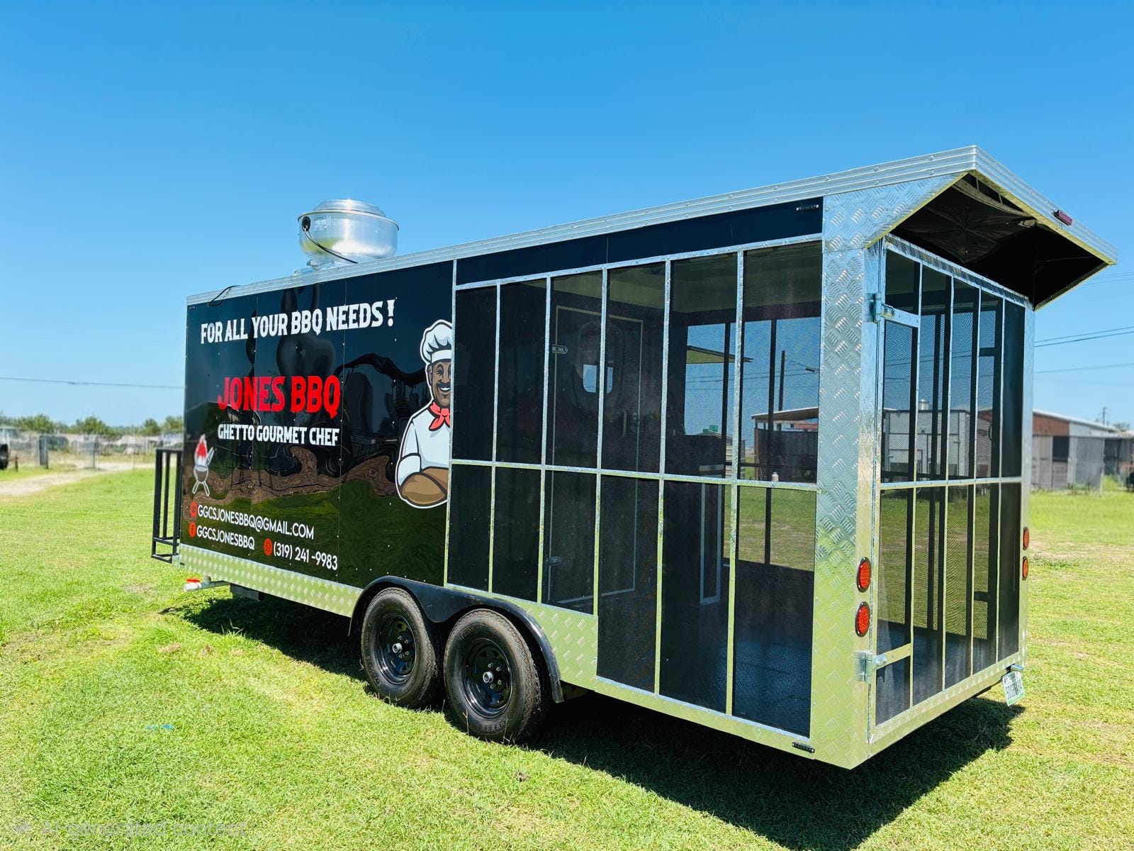 BBQ porch trailer